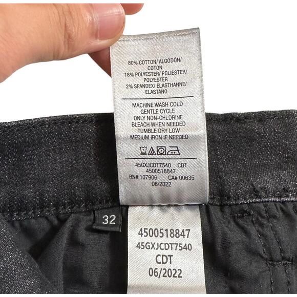 Hudson Jeans New Women's NOA High Rise Straight Crop Jeans Black Size 32 Casual - Picture 11 of 11